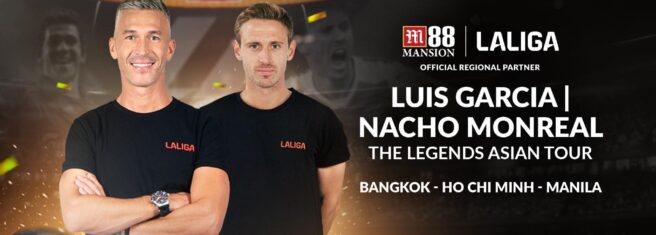 M88 Mansion Partners with LaLiga for The Legends Asian Tour 2023